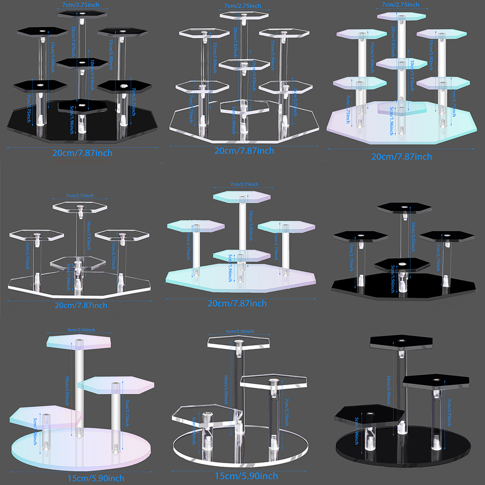 Pop Display Shelf - Soporte de exhibición acrílico en capas