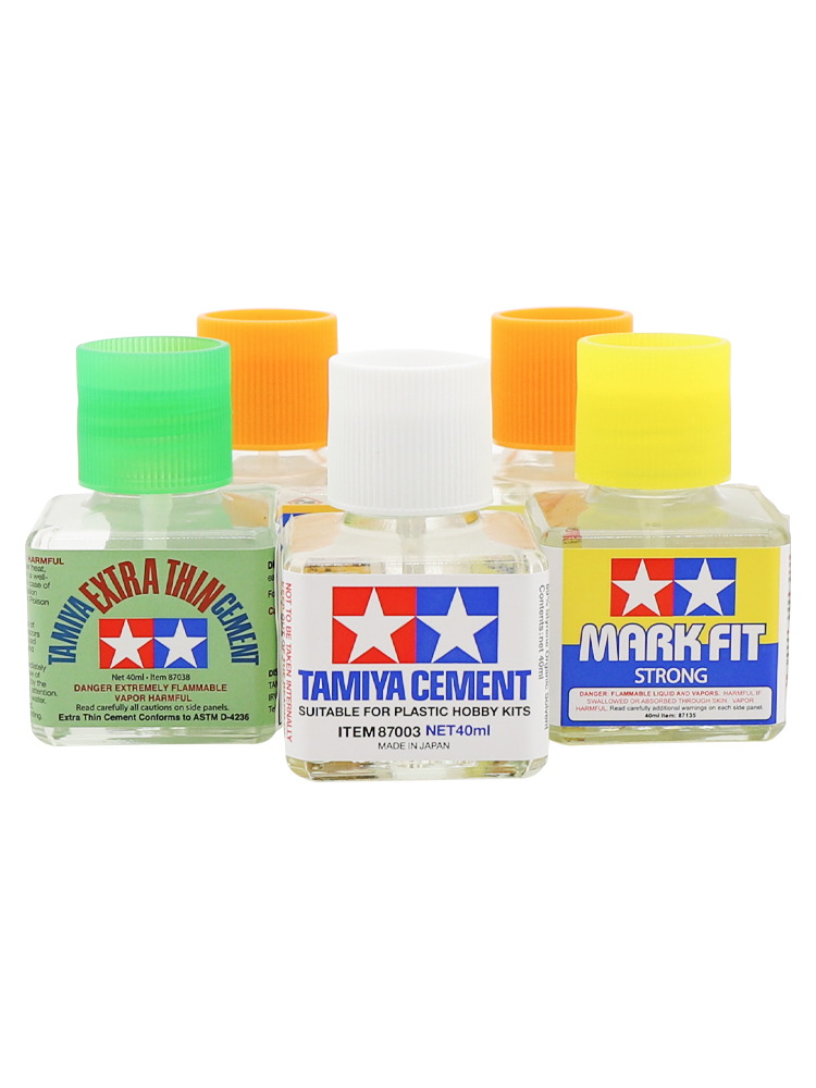 Tamiya Model Paint Set - Cemento Líquido Tamiya para Modelo