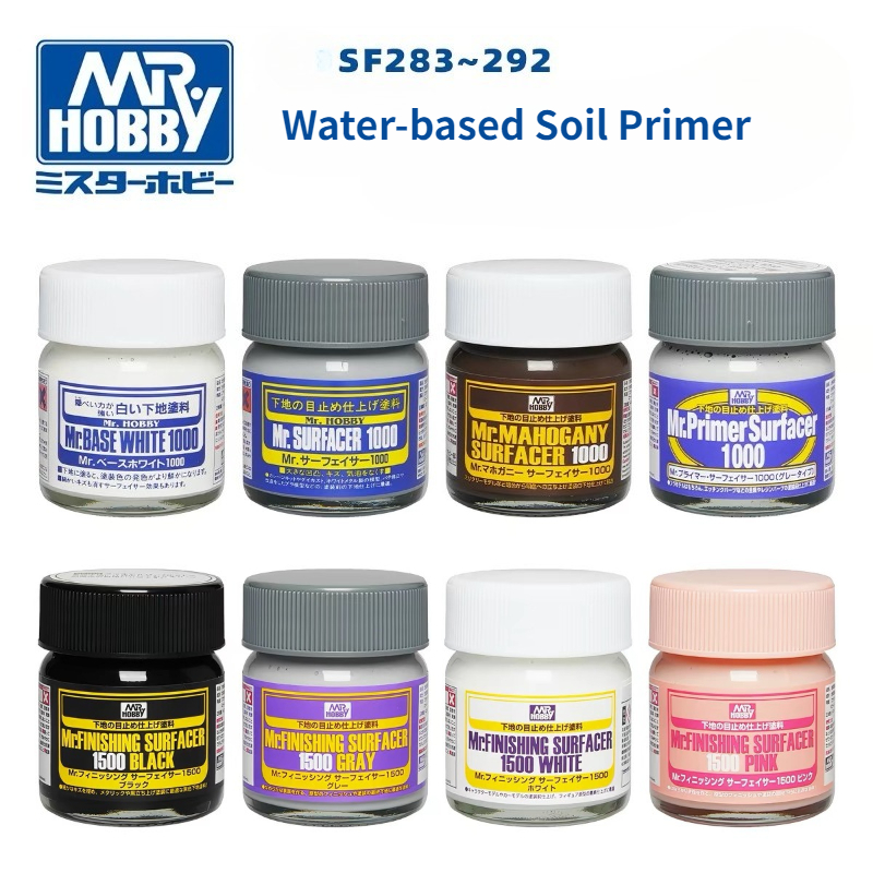 Tamiya Model Paint Set - Mr.Hobby Imprimación a Base de Agua