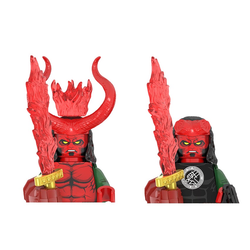 WM2422 WM2421 Hellboy Bloques  - Building Block Mini reseña y precio