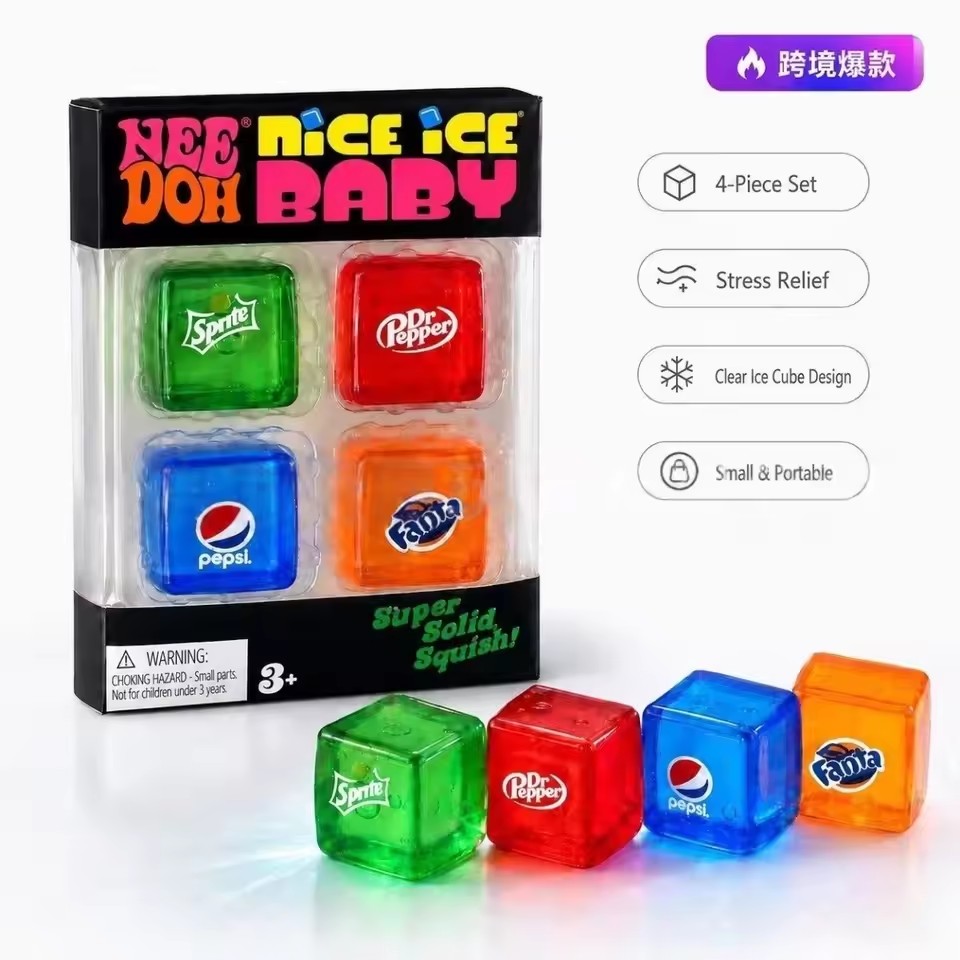 Needoh Mini Nice Ice Baby, Paq - Fidget Cube Original reseña y precio