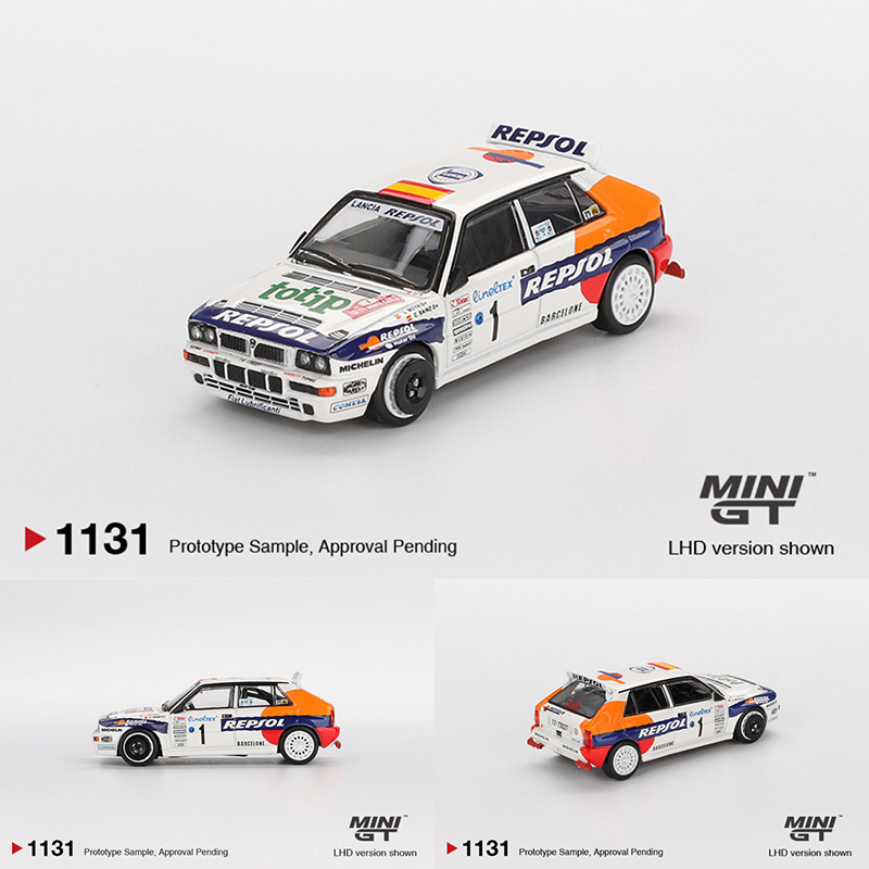 MINIGT 1131 1:64 Lancia Delta  - Die Cast Car 1 64 reseña y precio